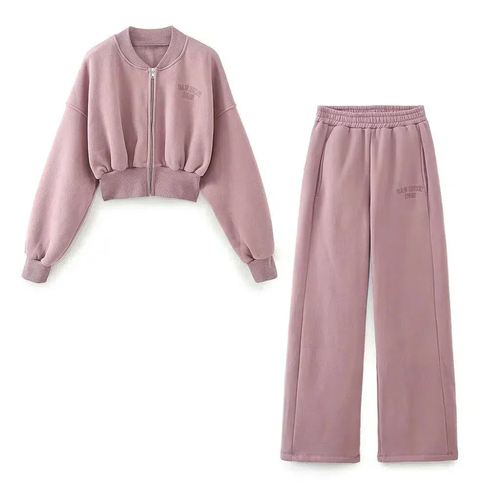 Astrid – Zip-up jack en jogger – San Francisco-loungeset