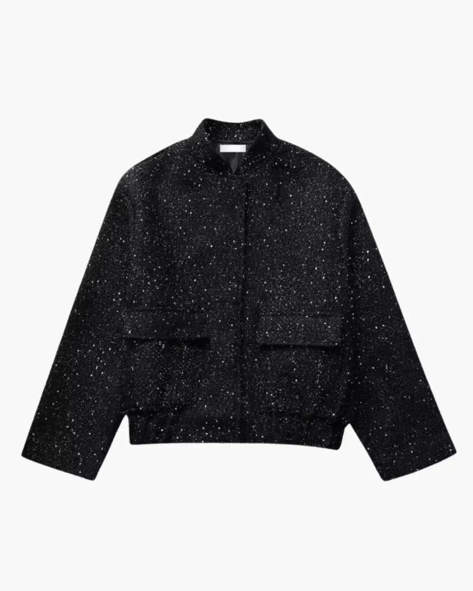 Céleste – Pailletten statement – Cropped jas