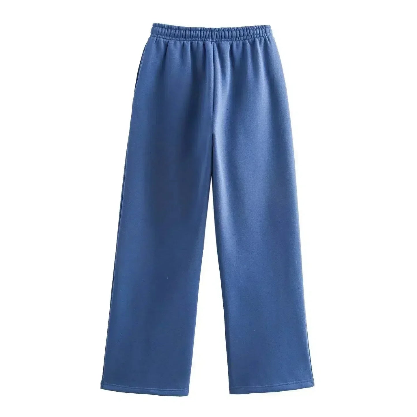 Damaris – Half-zip trui en broek met boorden – LA-loungeset