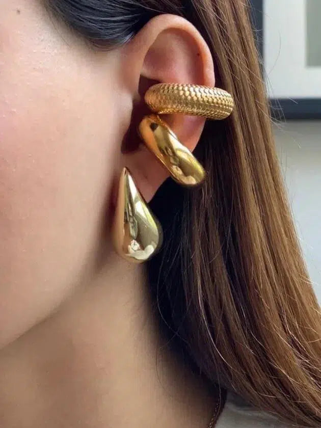 Elegante druppel oorbellen - Tijdloze glans in goud & zilver