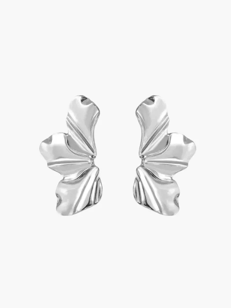 Floral oorbellen - Verfijnde charme in goud & zilver