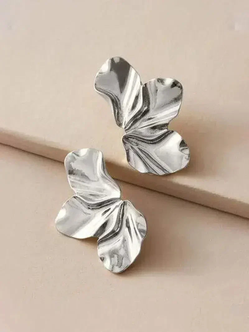 Floral oorbellen - Verfijnde charme in goud & zilver