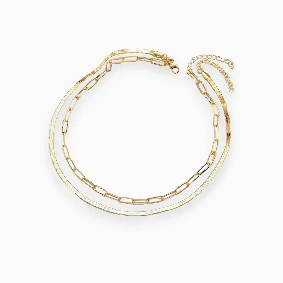 Snake chain ketting - Vintage en elegante uitstraling