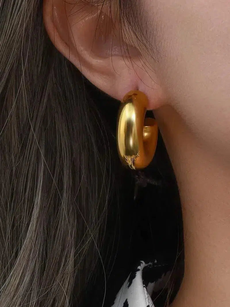 Chunky hoops - Stoere en elegante uitstraling