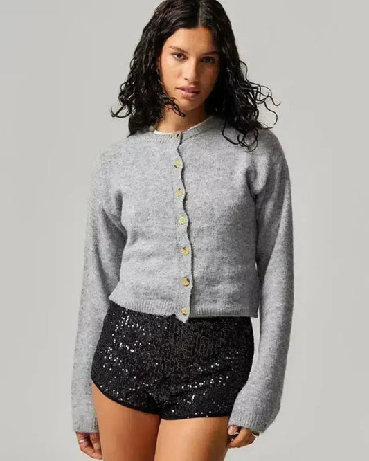 Selora – Pailletten details – Fluwelen feestshort