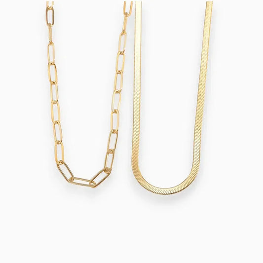 Snake chain ketting - Vintage en elegante uitstraling