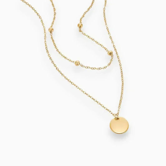 Laagjesketting met hanger - Tijdloze en elegante uitstraling